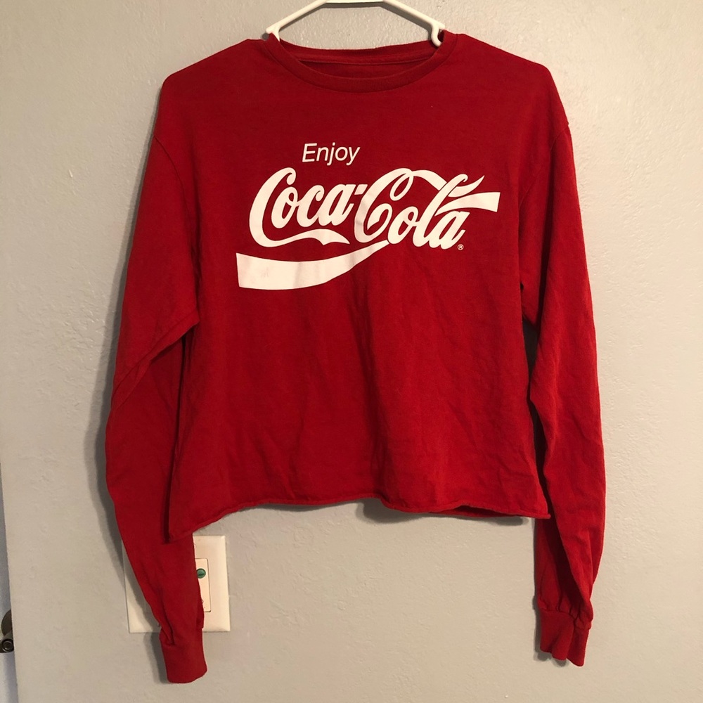 Coke cropped long sleeve